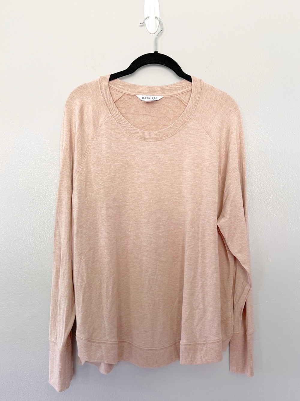 Athleta Mindset Sweatshirt Light Camel Tan 1X